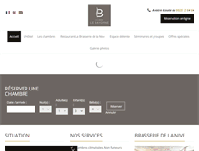 Tablet Screenshot of hotel-le-bayonne.com